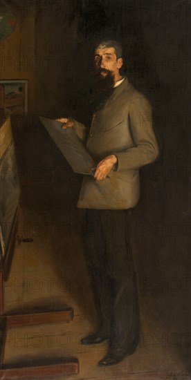 Portrait of Henri Guérard, 1889. Found in the collection of Petit Palais, Musée des Beaux-Arts de la Ville de Paris.