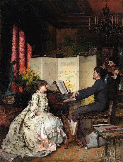 The Duet, 1883. Private Collection.