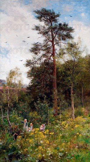 A Nook In Nature's Garden, 1879.