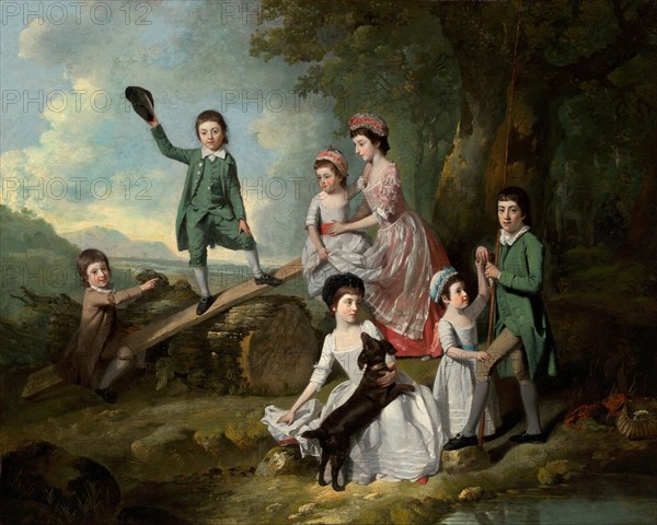 The Lavie Children, c. 1770.