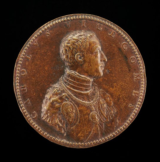 Carlo Visconti, 1523-1565, Cardinal 1565 [obverse], 16th century.