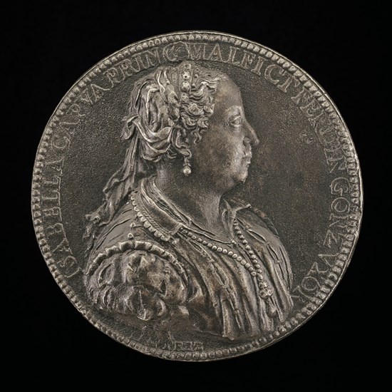 Isabella Capua, Princess of Malfretto, Wife 1529 of Ferrante Gonzaga, died 1559 [obverse].