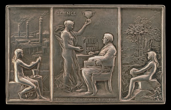 Charles Christofle, 1805-1863, Silversmith [obverse], 1892.