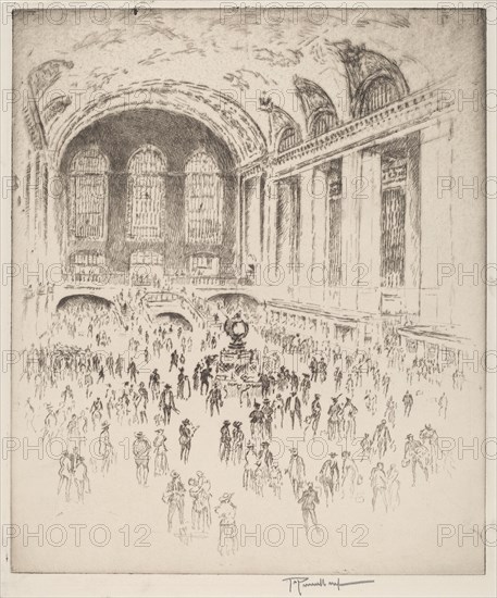 Concourse, Grand Central, New York, 1919.