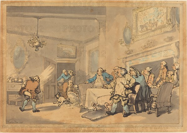 The Disappointed Epicures, 1787.