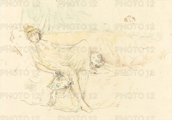 Draped Figure, Reclining, 1892.