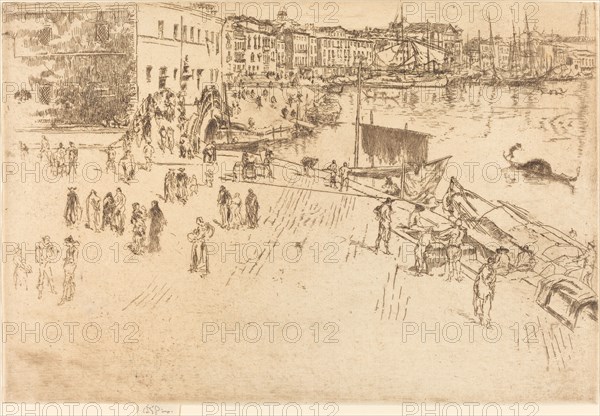 The Riva, No.I, 1879/1880. Creator: James Abbott McNeill Whistler.