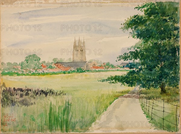 Wells Cathedral, England, 1905.