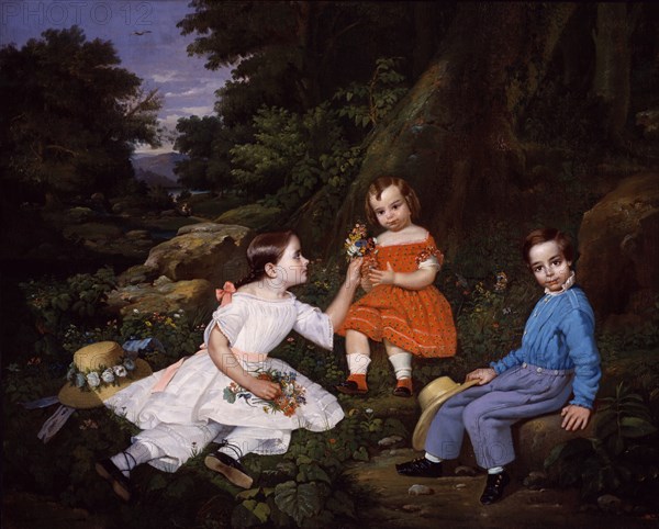 The Mabie Children, ca. 1852.