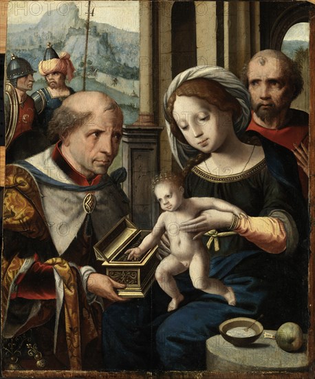 Adoration of the Kings, 15th century. Formerley attributed to Bernard van Orley, Flemish, born Brussels, Belgium ca.1492-died Brussels, Belgium ca.1542