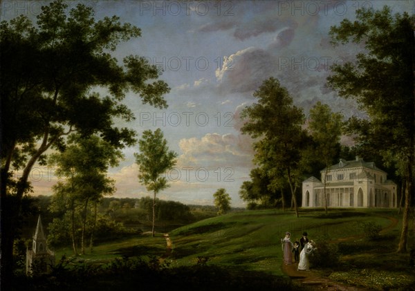 Southeast View of "Sedgeley Park," the Country Seat of James Cowles Fisher, Esq., ca. 1819.