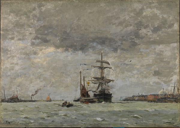 Entrance to the Harbor, 1890.