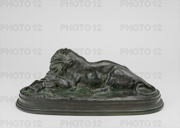 Tiger Devouring a Gazelle, model n.d., cast 1857/1873.