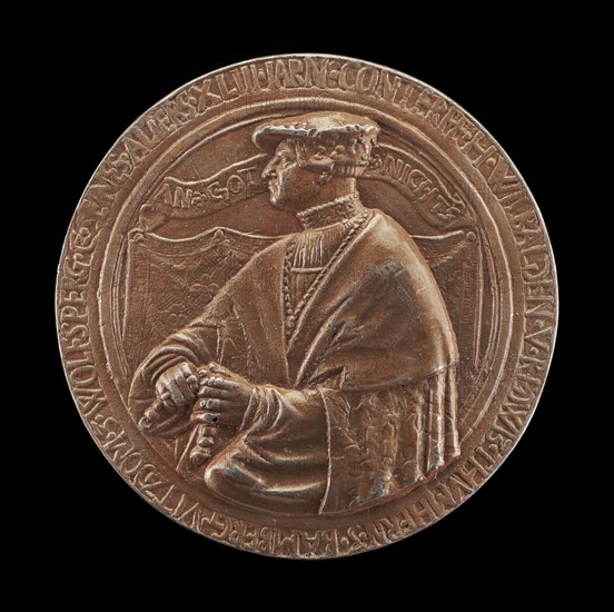 Willibald von Redwitz, 1493-1544, Canon of Bamberg [obverse], 1536.