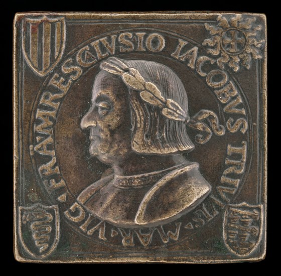 Gian Giacomo Trivulzio, 1441-1518, Marshal of France 1499 [obverse], c. 1499.