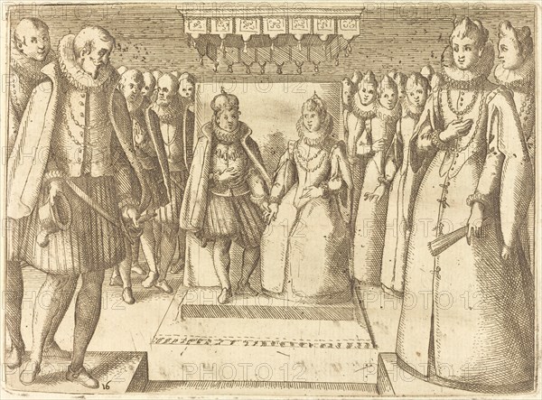 Meeting of Margaret of Austria and Philip III, 1612.