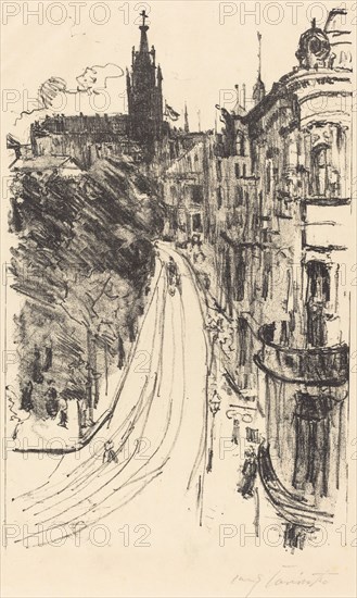 Strasse in Königsberg (Street in Königsberg), 1918.