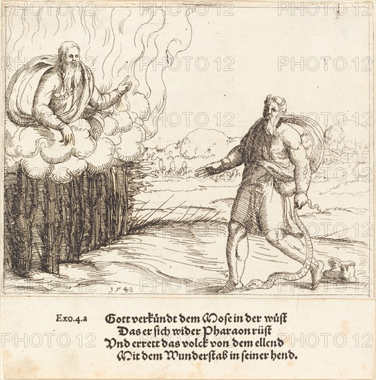 Moses and the Serpent, 1548.