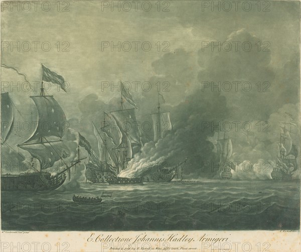 Shipping Scene from the Collection of John Hadley, 1720s.