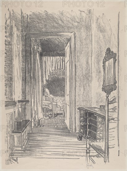 Hallway to Bed Room, Stenton, 1912.