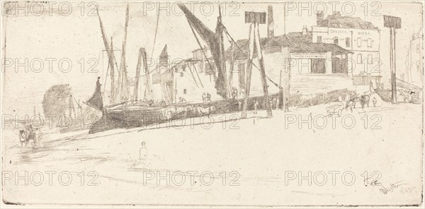 Chelsea Wharf, 1863.