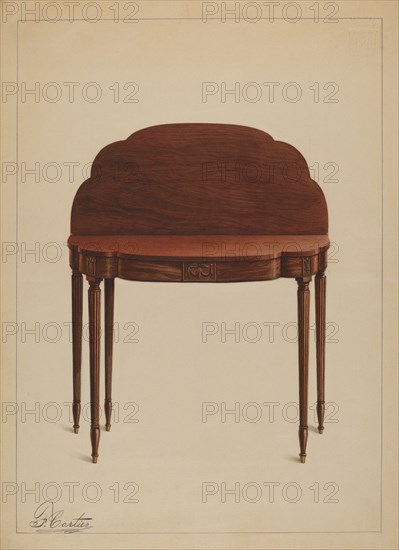 Card Table, 1937.