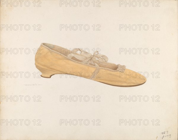 Slipper, c. 1941.