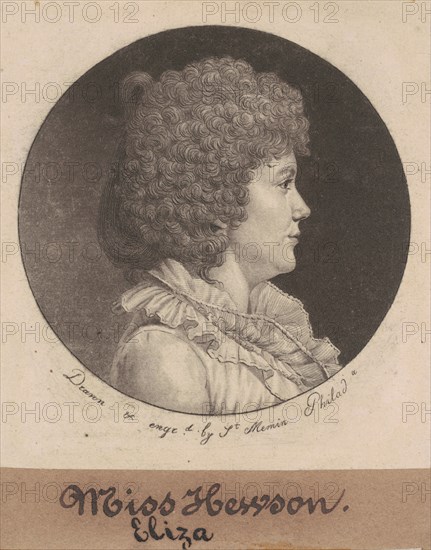 Eliza Hewson, 1798.