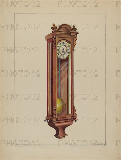 Wall Clock, c. 1937.