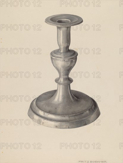 Candlestick, c. 1939.