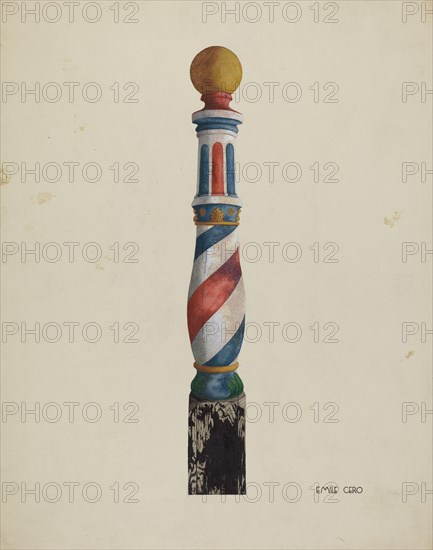 Barber Pole, c. 1939.