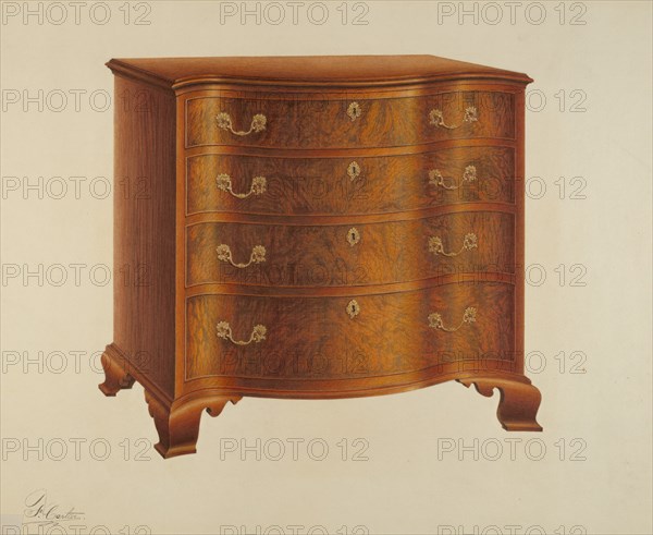 Chest of Drawers, c. 1939.