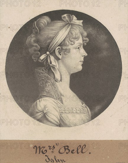 Mary Ann Walker Bell, 1808.