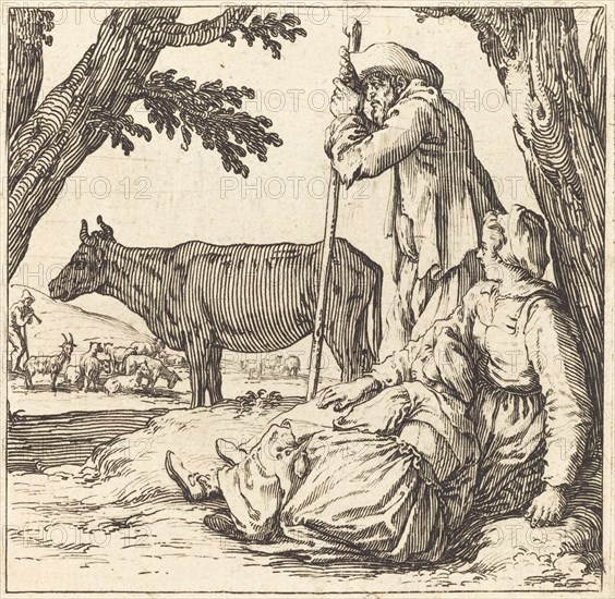 Peasant Couple with Cow, c. 1621.