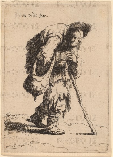 Beggar Carrying a Woman on His Back, 1632.