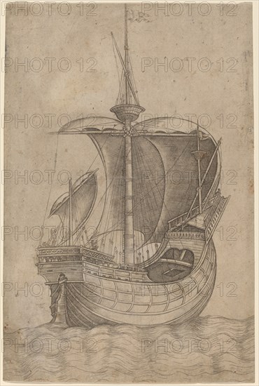 Carrack, Heading to the Right, c. 1480/1500.