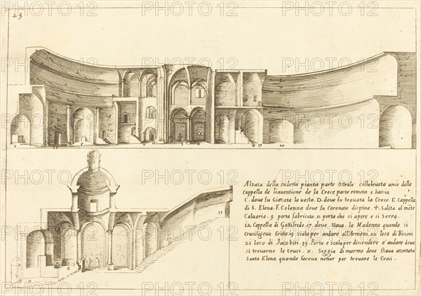 Elevation of the Chapel of the Invention of the Cross, 1619.