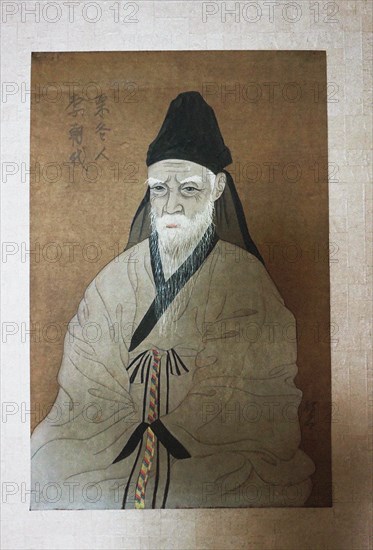 Portrait of Yi Hwang (1501-1570), 20th century. Private Collection.