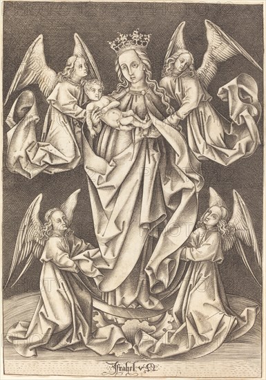 The Madonna and Child on the Crescent Supported by Four Angels, c. 1490/1500.