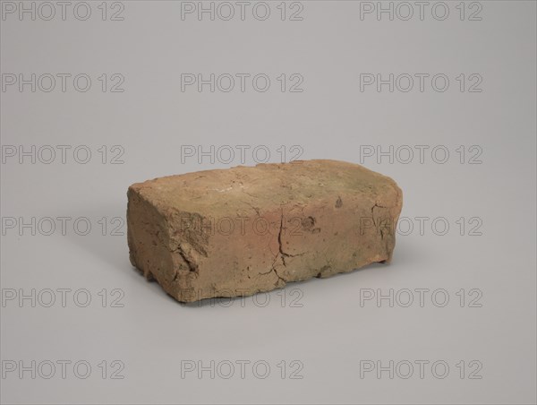 Brick from the chimney at Whitehead Plantation, ca. 1800. Creator: Unknown.