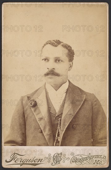 Photograph of Tobe Brown, 1890s. Creator: G.W. Ferguson.