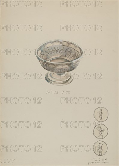 Bowl, c. 1936. Creator: Roberta Elvis.