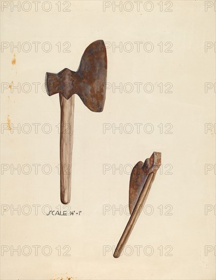 Broad Axe, c. 1941. Creator: Roberta Elvis.