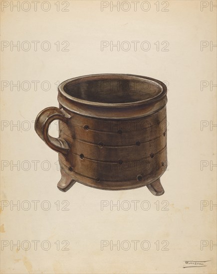 Cheese Pot, c. 1938. Creator: Frank Fumagalli.