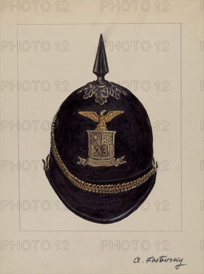 Full Dress Helmet, c. 1936. Creator: Aaron Fastovsky.