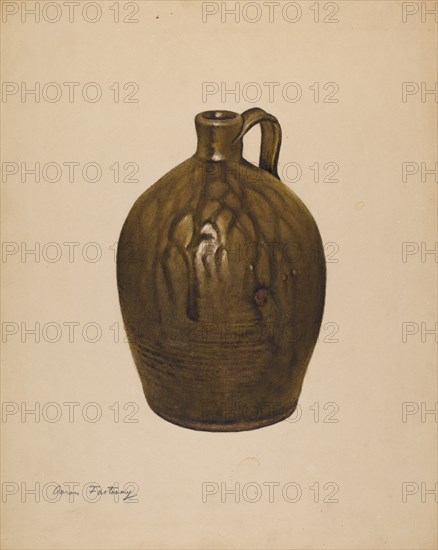 Jug, c. 1938. Creator: Aaron Fastovsky.