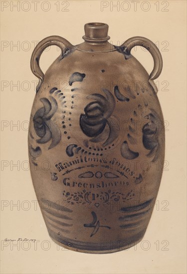 Jug, c. 1939. Creator: Aaron Fastovsky.