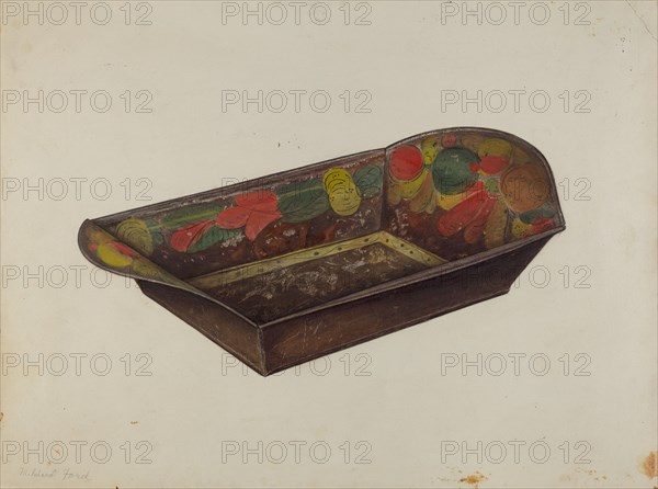 Toleware Bread Tray, 1935/1942. Creator: Mildred Ford.