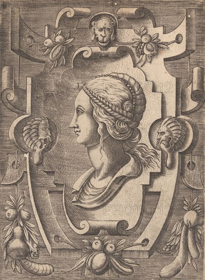 Targhe ed altri ornati di varie e capricciose invenzioni (Cartouches and other ornaments o..., 1773. Creator: Unknown.