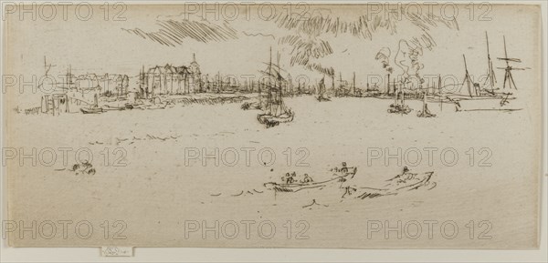 Tilbury, 1887. Creator: James Abbott McNeill Whistler.